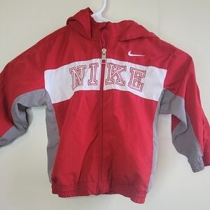 Baby Nike Full Zip Lightweight Hooded Jacket, Size 24 Months